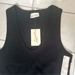 Universal Thread Black Ribbed Tank Top